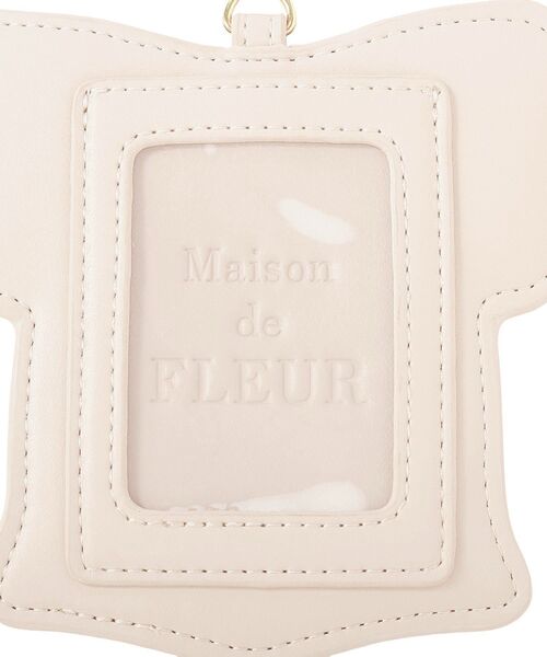 Maison de FLEUR（メゾンドフルール）の「リボンビジューパスケース（パスケース・レディース・ブラック/ライトピンク・FREE）」の8枚目の写真