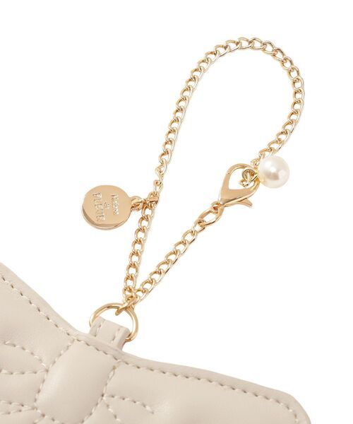 Maison de FLEUR（メゾンドフルール）の「リボンビジューパスケース（パスケース・レディース・ブラック/ライトピンク・FREE）」の10枚目の写真