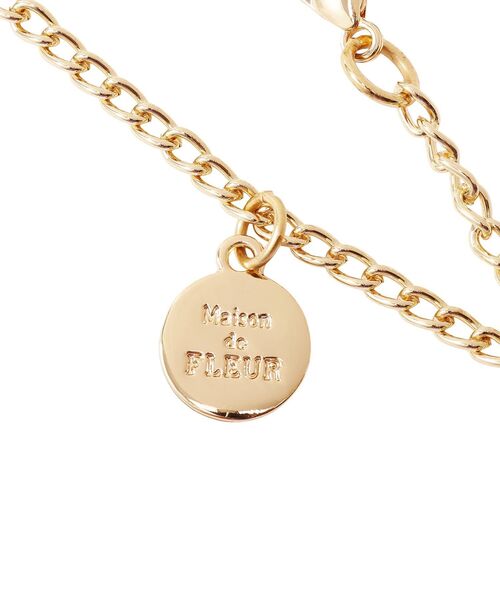 Maison de FLEUR（メゾンドフルール）の「リボンビジューパスケース（パスケース・レディース・ブラック/ライトピンク・FREE）」の11枚目の写真