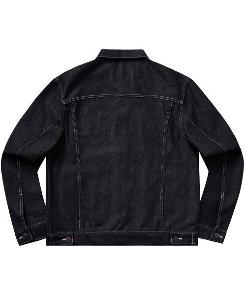 LAUGHER（ラファー）の「[ノンフェイド] トラッカーデニムジャケット - ブラック（デニムジャケット・レディース・その他・LARGE/MEDIUM/X-LARGE）」の7枚目の写真