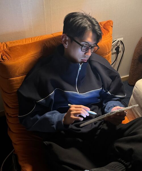 JUAN HOMME（ジュアンオム）の「ツイストスウェットパンツ（ブラック）（スウェットパンツ・レディース・その他・MEDIUM/SMALL/LARGE）」の2枚目の写真