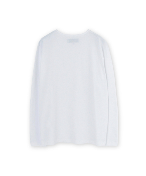 BROWNYARD(ブラウンヤード)の「エッセンシャルロングスリーブ、ホワイト(Tシャツ/カットソー・レディース・その他・3/4/5/6)」の2枚目の写真