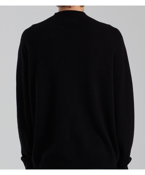 BUTTON SEOUL(ボタンソウル)の「ウールブレンドモックネックニット(ブラック)(ニット/セーター・メンズ・その他・MEDIUM/LARGE/X-LARGE)」の5枚目の写真