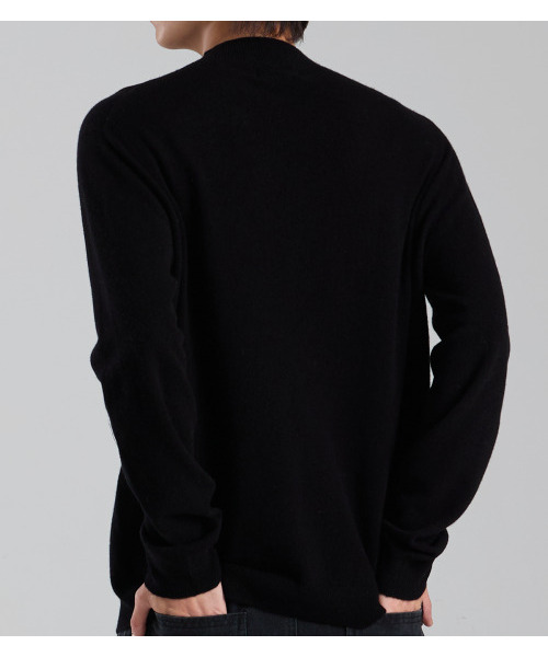 BUTTON SEOUL(ボタンソウル)の「ウールブレンドモックネックニット(ブラック)(ニット/セーター・メンズ・その他・MEDIUM/LARGE/X-LARGE)」の8枚目の写真