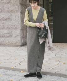 ITEMS URBANRESEARCH | ゴマツイードジャンパースカート(ジャンパースカート)