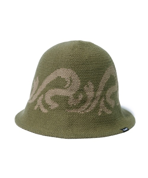 XLARGE（エクストララージ）の「KNIT BUCKET HAT（ハット・メンズ・ブラック/オリーブ/グレー・M/L）」の3枚目の写真