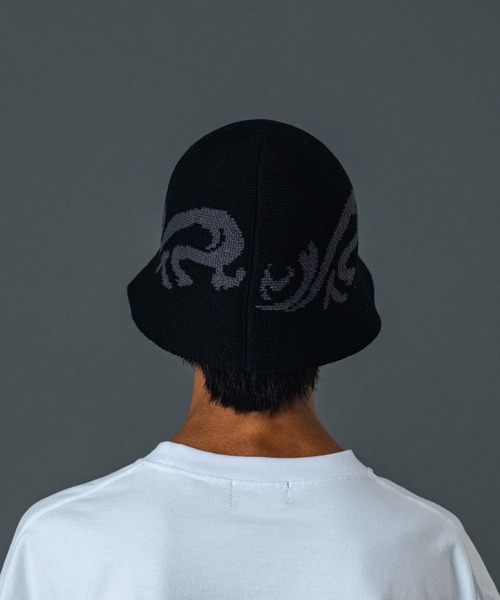 XLARGE（エクストララージ）の「KNIT BUCKET HAT（ハット・メンズ・ブラック/オリーブ/グレー・M/L）」の9枚目の写真