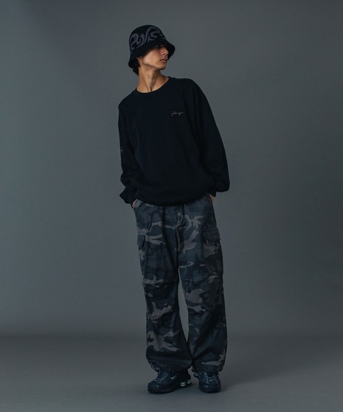 XLARGE（エクストララージ）の「KNIT BUCKET HAT（ハット・メンズ・ブラック/オリーブ/グレー・M/L）」の10枚目の写真