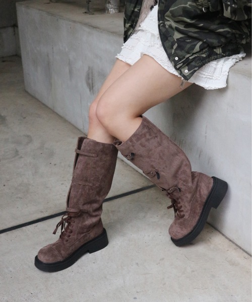 tinkerend(ティンカーエンド)の「Grunge Engineer Boots / グランジエンジニアブーツ(ブーツ・レディース・ブラウン/ブラック・24/23.5/24.5)」の8枚目の写真