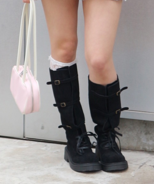 tinkerend(ティンカーエンド)の「Grunge Engineer Boots / グランジエンジニアブーツ(ブーツ・レディース・ブラウン/ブラック・24/23.5/24.5)」の3枚目の写真