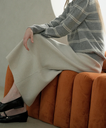 VLETI（ブレッティ）の「Merino Wool 100% Knit Skirt (salted cream)（スカート）」