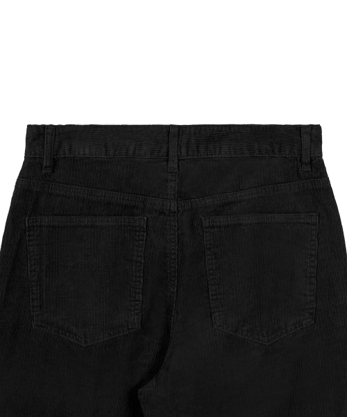 EXCONTAINER(エックスコンテナ)の「ワンタックワイドコーデュロイパンツ (ブラック)(その他パンツ・メンズ・その他・MEDIUM/LARGE/X-LARGE/SMALL)」の4枚目の写真