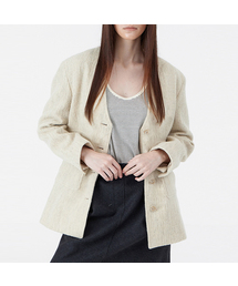 VOYONN（ボヨン）の「ボリュームウールVネックアウター014IV（その他アウター）」