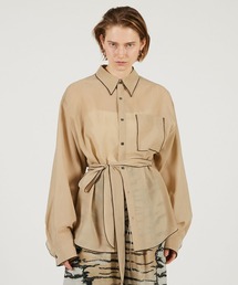 PRANK PROJECT | 【2026Spring Pre-Order】コントラストトリムシアーシャツ / Contrast Trim Sheer Shirt(シャツ/ブラウス)