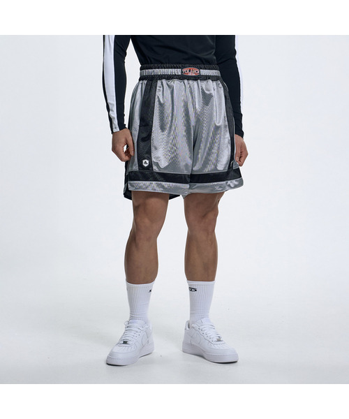 TOLANCE(トランス)の「ハードワークボクシングショーツ - S/B(スウェットパンツ・メンズ・シルバー・MEDIUM/LARGE/X-LARGE)」の1枚目の写真