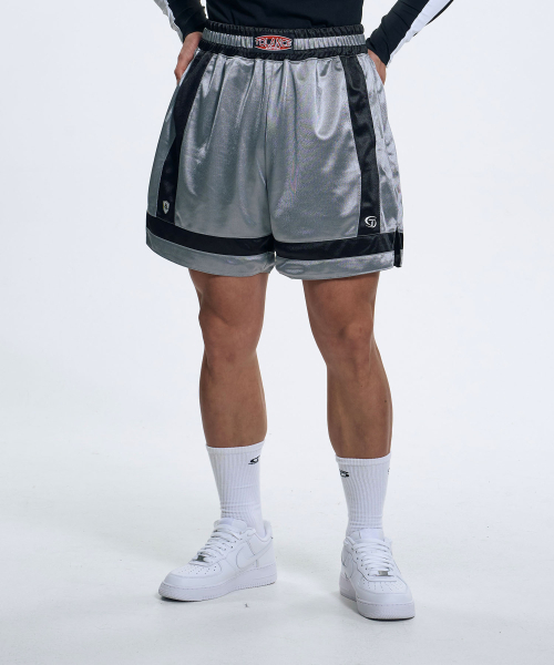 TOLANCE(トランス)の「ハードワークボクシングショーツ - S/B(スウェットパンツ・メンズ・シルバー・MEDIUM/LARGE/X-LARGE)」の2枚目の写真