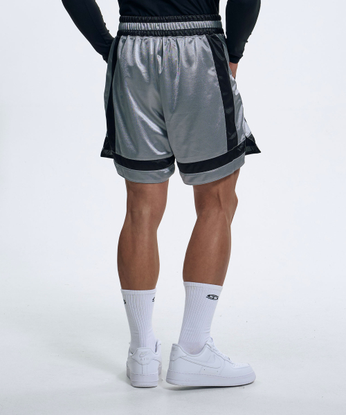 TOLANCE(トランス)の「ハードワークボクシングショーツ - S/B(スウェットパンツ・メンズ・シルバー・MEDIUM/LARGE/X-LARGE)」の4枚目の写真