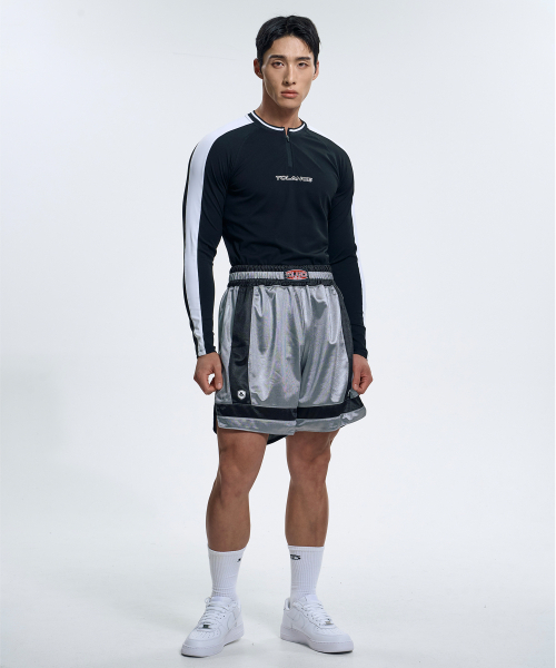 TOLANCE(トランス)の「ハードワークボクシングショーツ - S/B(スウェットパンツ・メンズ・シルバー・MEDIUM/LARGE/X-LARGE)」の5枚目の写真