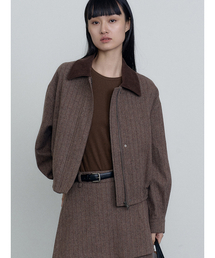 MAKE A TOAST（メイクアトースト）の「Original Crop Blouson Jumper Brown MBEFJP004BR（MA-1）」