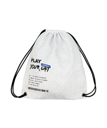 GET IT ON（ゲットイットオン）の「プレイユアウェイストリングバッグ_ホワイト（バックパック/リュック）」