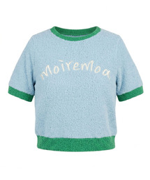 soft candy crop top - blue