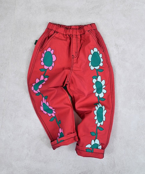 MARKEY'S（マーキーズ）の「ツイルプリントパンツ（その他パンツ・キッズ・オフホワイト/ネイビー/レッド/グリーン・100/95/90/80/150/140/130/120/110）」の4枚目の写真