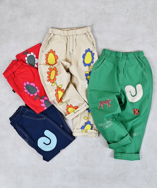 MARKEY'S（マーキーズ）の「ツイルプリントパンツ（その他パンツ・キッズ・オフホワイト/ネイビー/レッド/グリーン・100/95/90/80/150/140/130/120/110）」の5枚目の写真