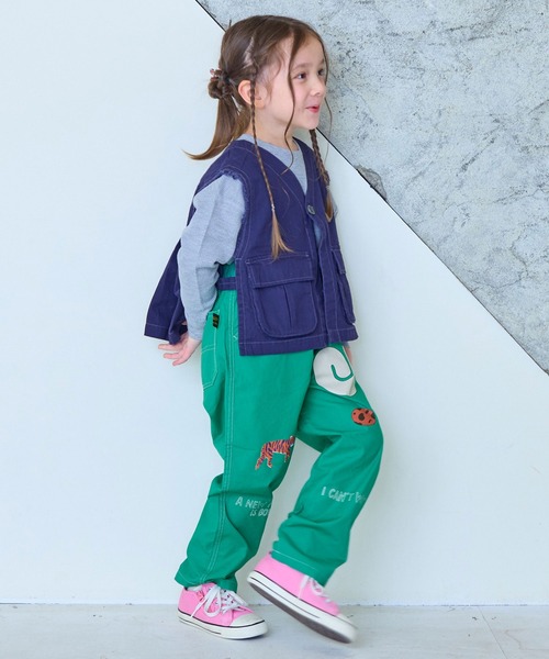 MARKEY'S（マーキーズ）の「ツイルプリントパンツ（その他パンツ・キッズ・オフホワイト/ネイビー/レッド/グリーン・100/95/90/80/150/140/130/120/110）」の8枚目の写真