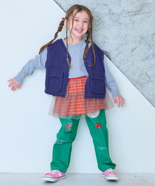 MARKEY'S（マーキーズ）の「ツイルプリントパンツ（その他パンツ・キッズ・オフホワイト/ネイビー/レッド/グリーン・100/95/90/80/150/140/130/120/110）」の10枚目の写真