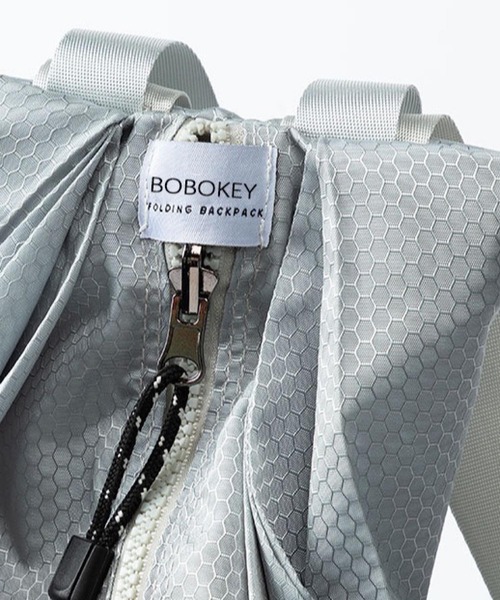 VIBGYOR（ヴィブジョー）の「LESRIRE/折りたたみリュック エコバッグ L9224（バックパック/リュック・レディース・ブラック/グレー/ピンク/ネイビー・FREE）」の9枚目の写真