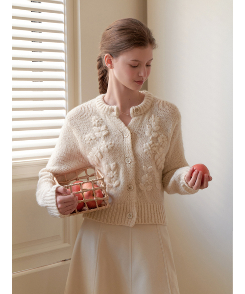 RE_L(リエル)の「Marshmallow knit cardigan (beige)(カーディガン/ボレロ・レディース・その他・FREE)」の2枚目の写真