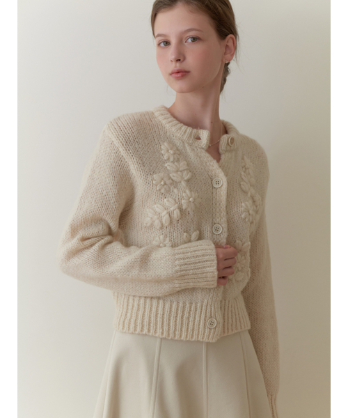 RE_L(リエル)の「Marshmallow knit cardigan (beige)(カーディガン/ボレロ・レディース・その他・FREE)」の4枚目の写真