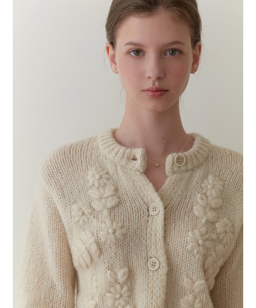 RE_L(リエル)の「Marshmallow knit cardigan (beige)(カーディガン/ボレロ・レディース・その他・FREE)」の6枚目の写真