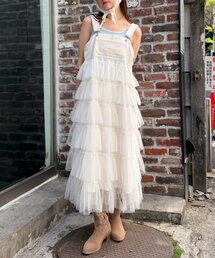 ジャンパースカート（ホワイト/白色系）ファッション通販 - ZOZOTOWN