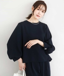 MK MICHEL KLEIN | ボリュームスリーブブラウス/撥水/防シワ/洗える(シャツ/ブラウス)