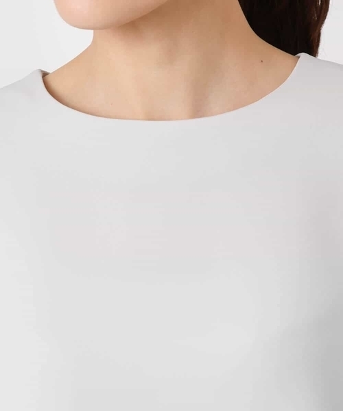 MK MICHEL KLEIN(エムケーミッシェルクラン)の「ボリュームスリーブブラウス/撥水/防シワ/洗える(シャツ/ブラウス・レディース・ネイビー/ライトグレー・38)」の19枚目の写真