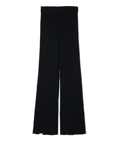 soduk(スドーク)の「【soduk】colored stitch slit knit trousers(その他パンツ・レディース・ブラック/ライトブルー・ONE SIZE)」の5枚目の写真
