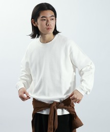 BAYFLOW | 【抗菌防臭・UVカット】ワッフルロンＴ(Tシャツ/カットソー)