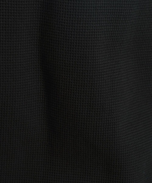 BAYFLOW（ベイフロー）の「【抗菌防臭・UVカット】ワッフルロンＴ（Tシャツ/カットソー・メンズ・グリーン/オフホワイト/ブラック・MEDIUM/LARGE）」の11枚目の写真