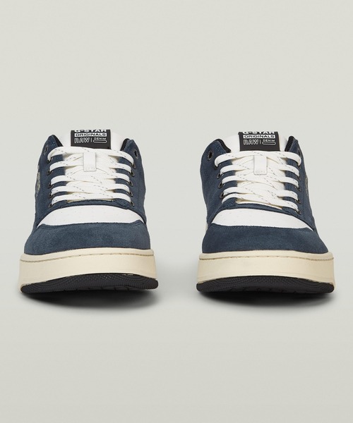 G-STAR（ジースター）の「Rine CTR Sneakers/コントラストカラーローカットスニーカー（スニーカー・メンズ・ブルー系その他・41/42/43）」の4枚目の写真