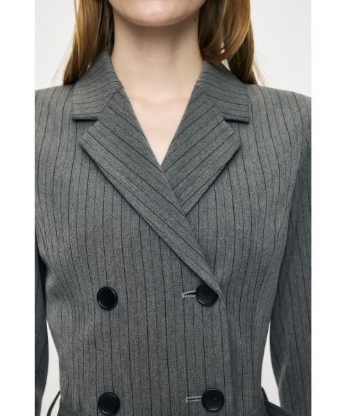 MOUSSY（マウジー）の「DOUBLE BREASTED BLAZER ミニワンピース（ワンピース・レディース・ブラック系その他/ベージュ/グレー系その他・1/2）」の18枚目の写真
