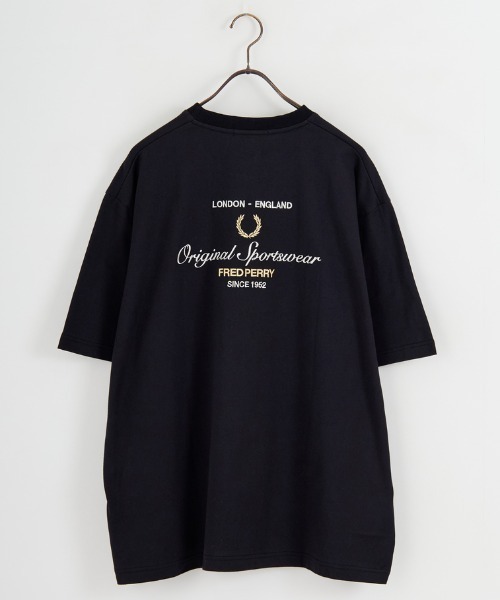 ⭐️ノンゴリFRED PERRY フレッドペリー 刺繍ロゴ FRED PERRY/フレッドペリー] 別注 ORIGINAL SPORTSWEAR バック刺繍ロゴ