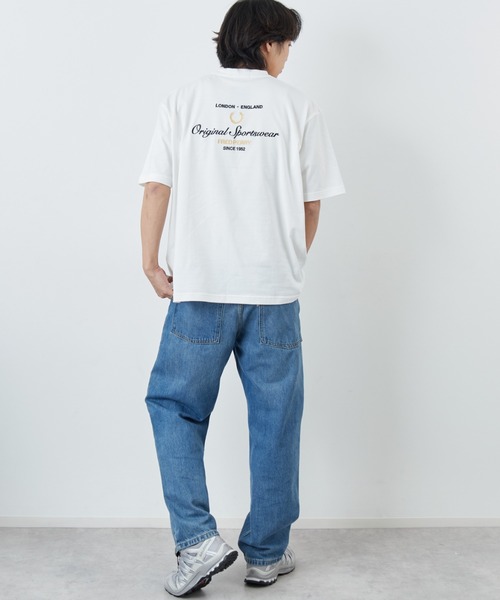 FRED PERRY/フレッドペリー] 別注 ORIGINAL SPORTSWEAR バック刺繍ロゴ