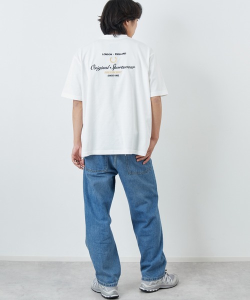 ⭐️ノンゴリFRED PERRY フレッドペリー 刺繍ロゴ FRED PERRY/フレッドペリー] 別注 ORIGINAL SPORTSWEAR バック刺繍ロゴ