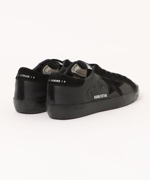 GOLDEN GOOSE（ゴールデングース）の「Super-Star メンズ ナッパレザー（ブラック） スエードスター＆ヒールタブ（ブラック）（スニーカー・メンズ・ブラック系その他・40/42/43）」の5枚目の写真