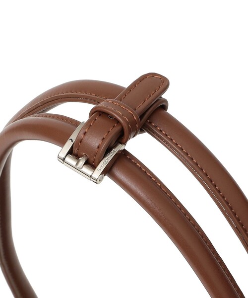 SHIPS(シップス)の「【WEB限定】George Cinq:SHOULDER BAG(S)(ショルダーバッグ・レディース・キャメル/ブラック・ONE SIZE)」の9枚目の写真