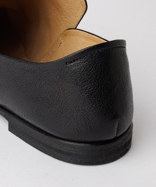alfredoBANNISTER（アルフレッドバニスター）の「【26S/S 新色追加】ソフトレザー ドレープシューズ / スリッポンシューズ（スリッポン・メンズ・キャメル/ブラック/ネイビー/ワイン・41/40/39/45/44/43/42）」の7枚目の写真
