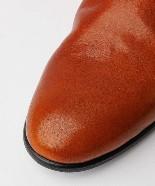 alfredoBANNISTER（アルフレッドバニスター）の「【26S/S 新色追加】ソフトレザー ドレープシューズ / スリッポンシューズ（スリッポン・メンズ・キャメル/ブラック/ネイビー/ワイン・41/40/39/45/44/43/42）」の15枚目の写真