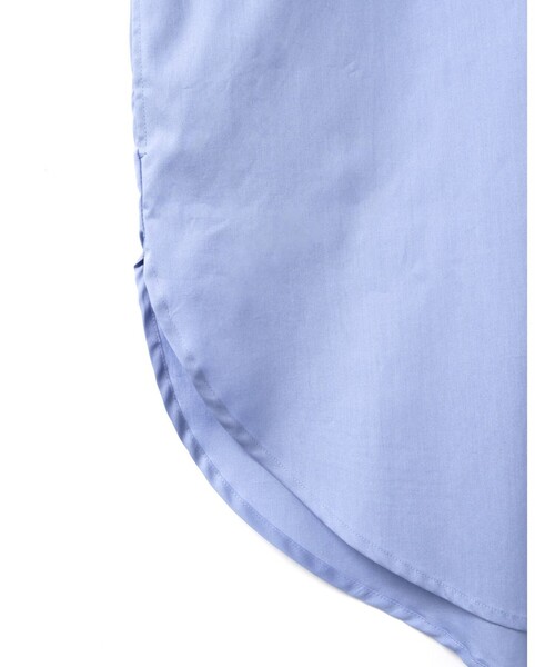 mizuiroind（ミズイロインド）の「mizuiro ind リボンタイロングシャツ（シャツ/ブラウス・レディース・ベージュ/オフホワイト/ライトブルー・FREE）」の7枚目の写真