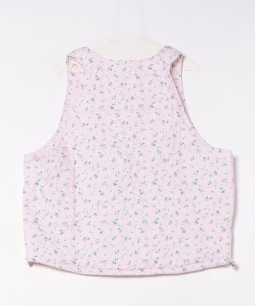 Little sunny bite(リトルサニーバイト)の「littlesunnybite/リトルサニーバイト/floral quilteing vest(その他アウター・レディース・ホワイト/ピンク/ブラック・M/S)」の9枚目の写真